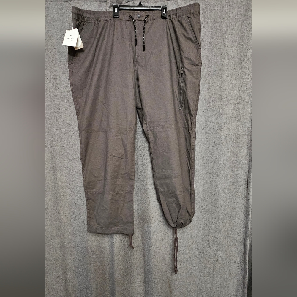 Ripstop Cinch Hem Joggers Color Pavement Grey Tag Size Men's 3XL New